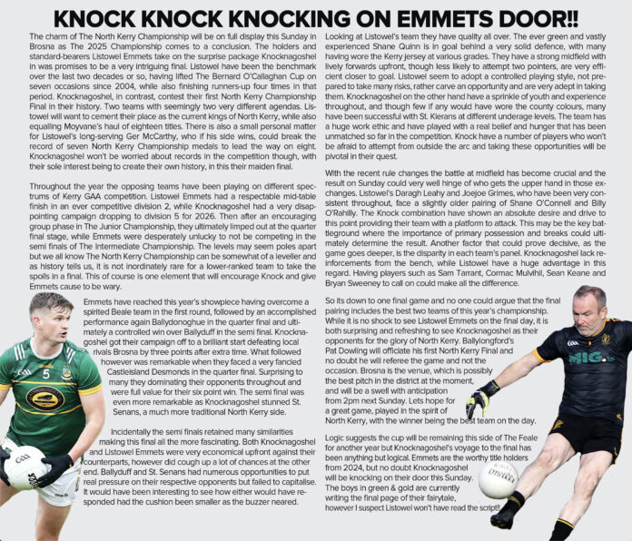 North Kerry Final Preview