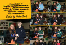Tommy Madden Memorial Medal Presentation