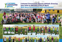 Listowel Community Games Athletic Evening
