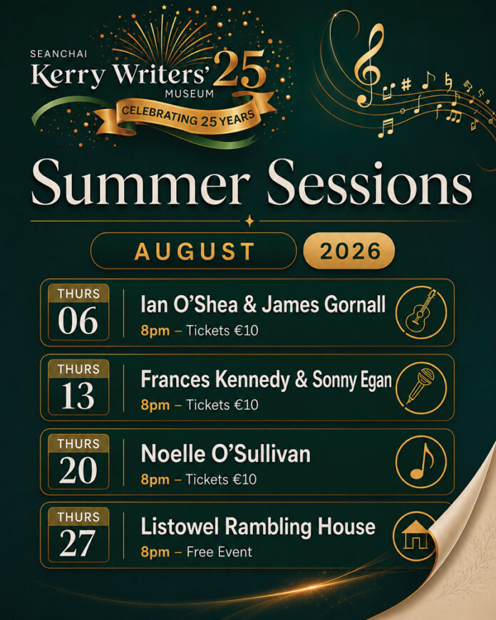Summer Sessions in Kerry Writers Museum this August
